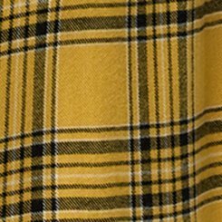 Lizzie Flannel Tunic, SHALL WE PLAID MUSTARD, swatch