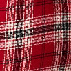 Lizzie Flannel Tunic, MORE PLAID RED, swatch