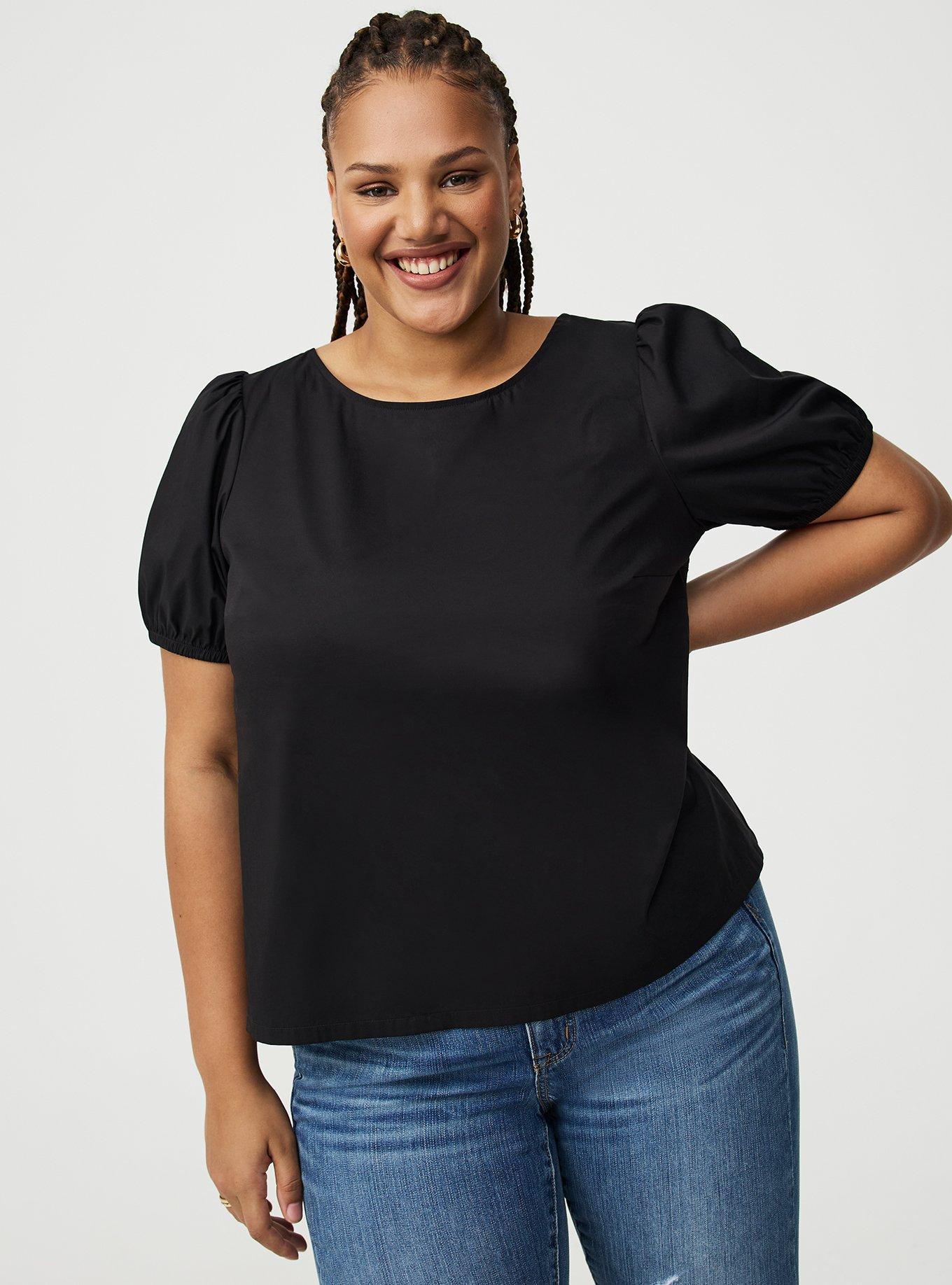 Studio Poplin Back Bow Top