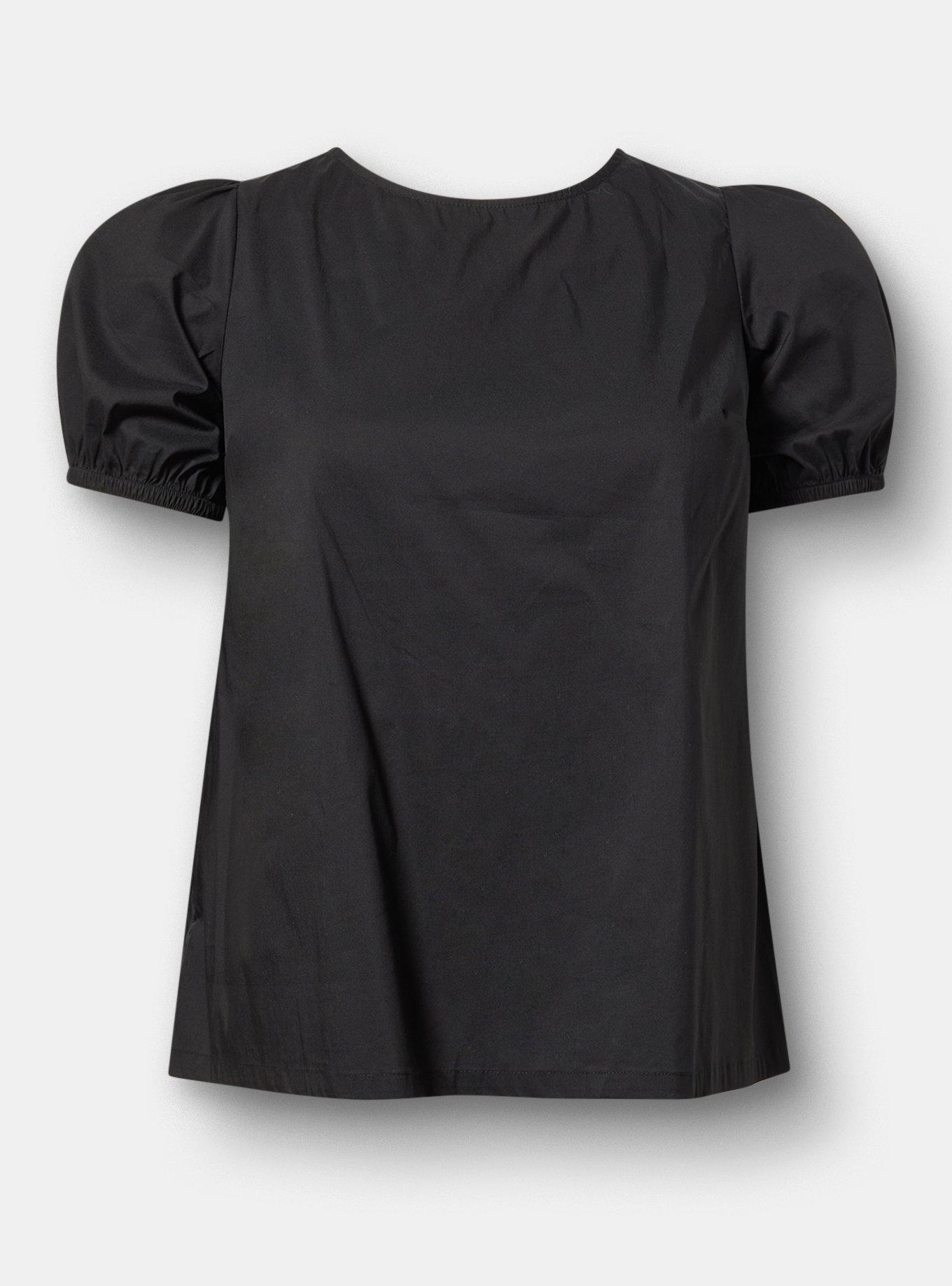 Plus Size - Studio Poplin Back Bow Top - Torrid