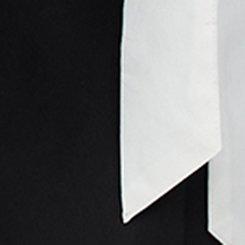 Studio Poplin Back Bow Top, DEEP BLACK, swatch