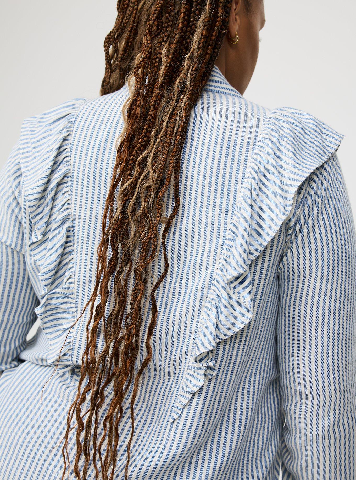 Ruffle Front Shirt