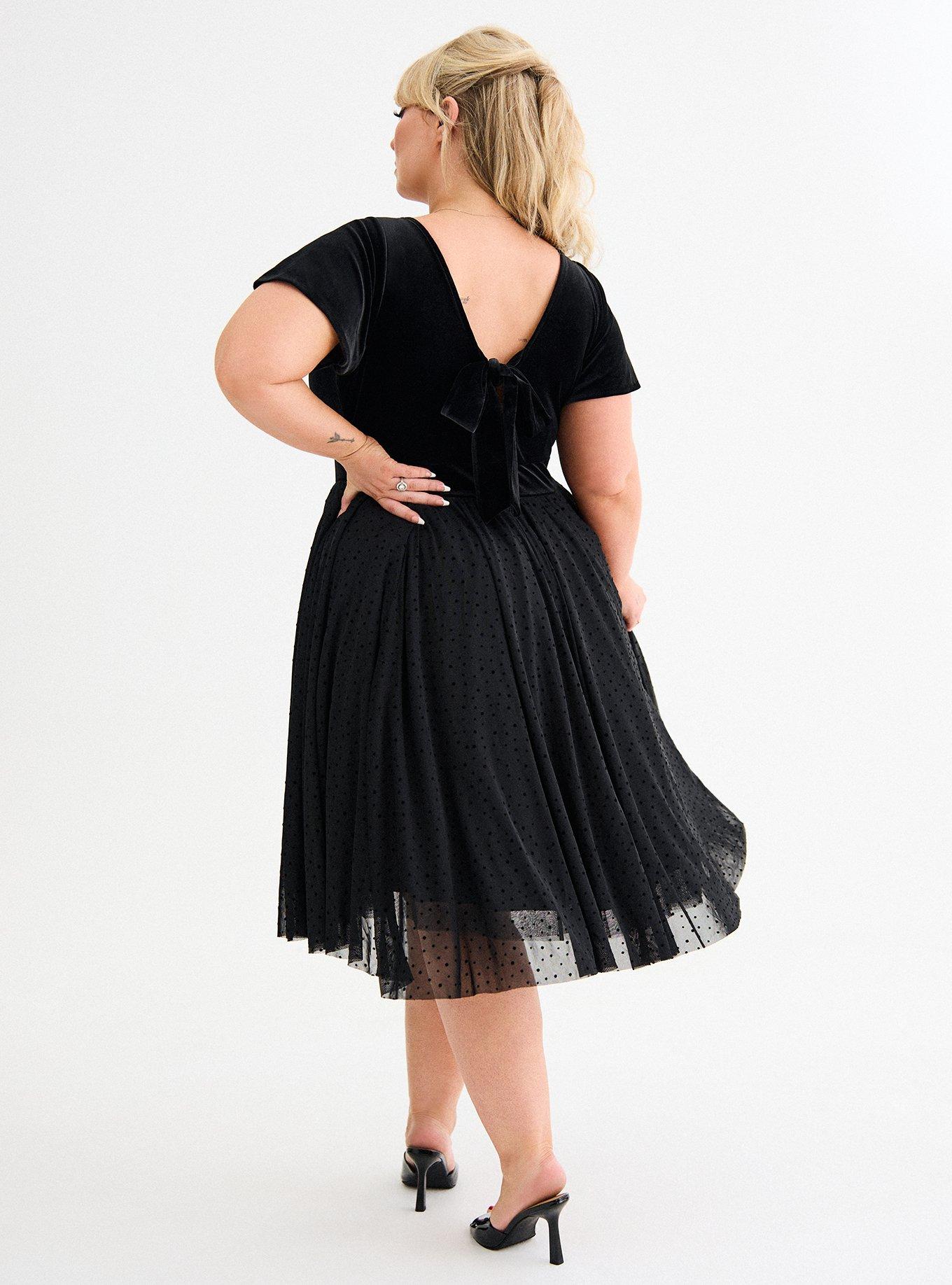Retro Chic Velvet Dress