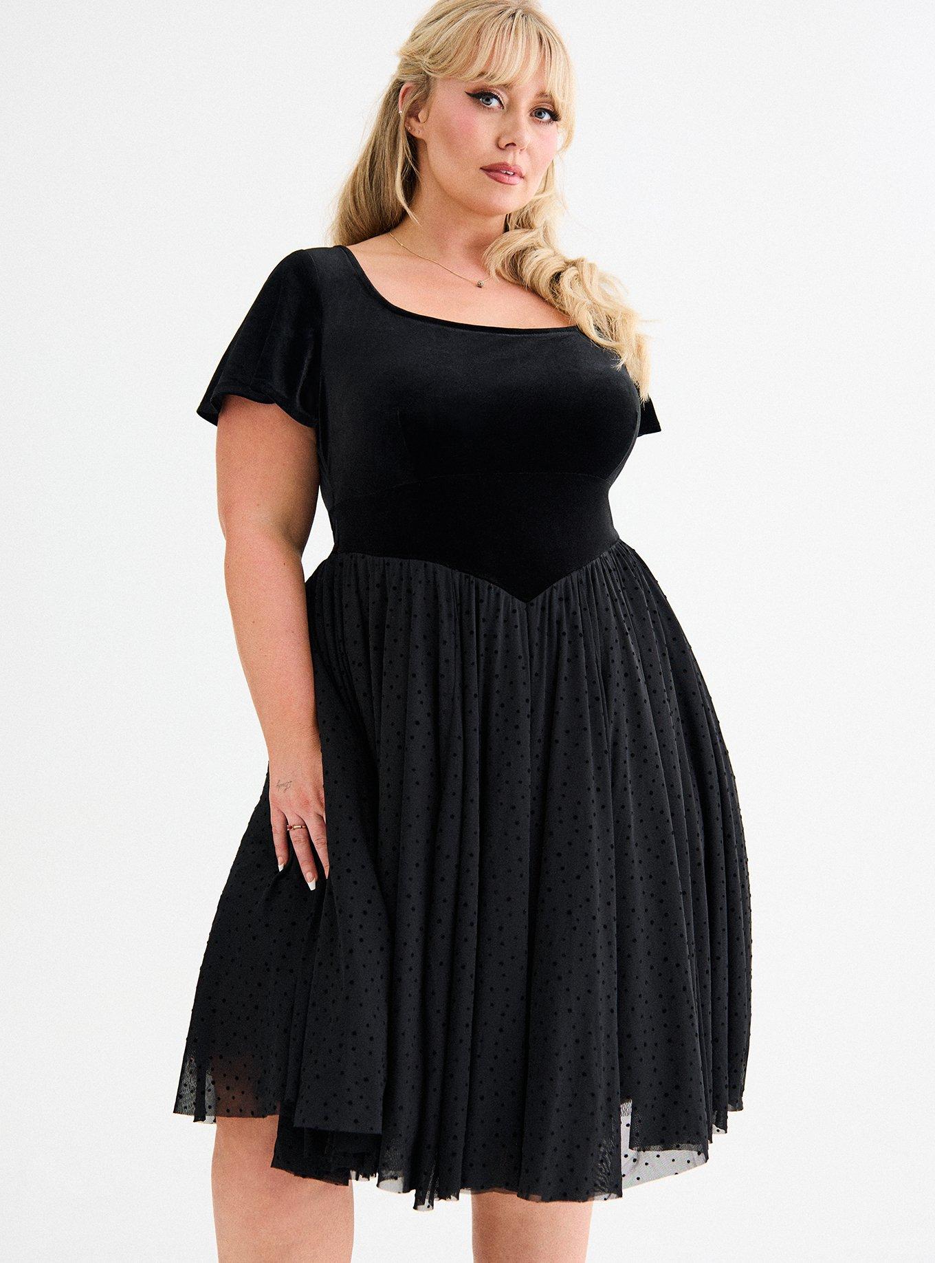 Retro Chic Velvet Dress