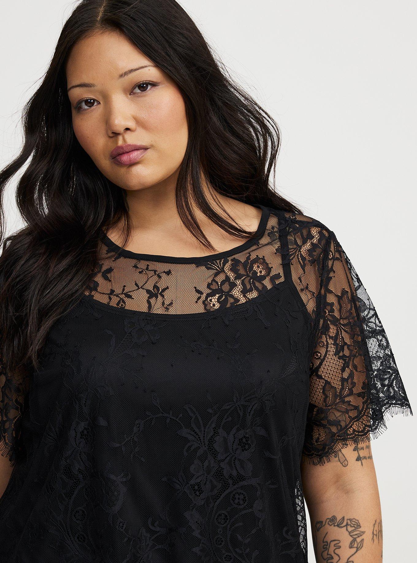 Abbey Short Sleeve Lace Top