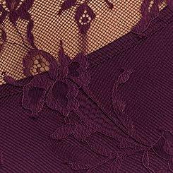 Abbey Short Sleeve Lace Top, POTENT PURPLE, swatch