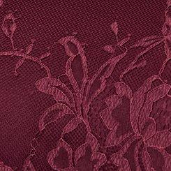 Plus Size Abbey Lace Top, MAROON BANNER, swatch