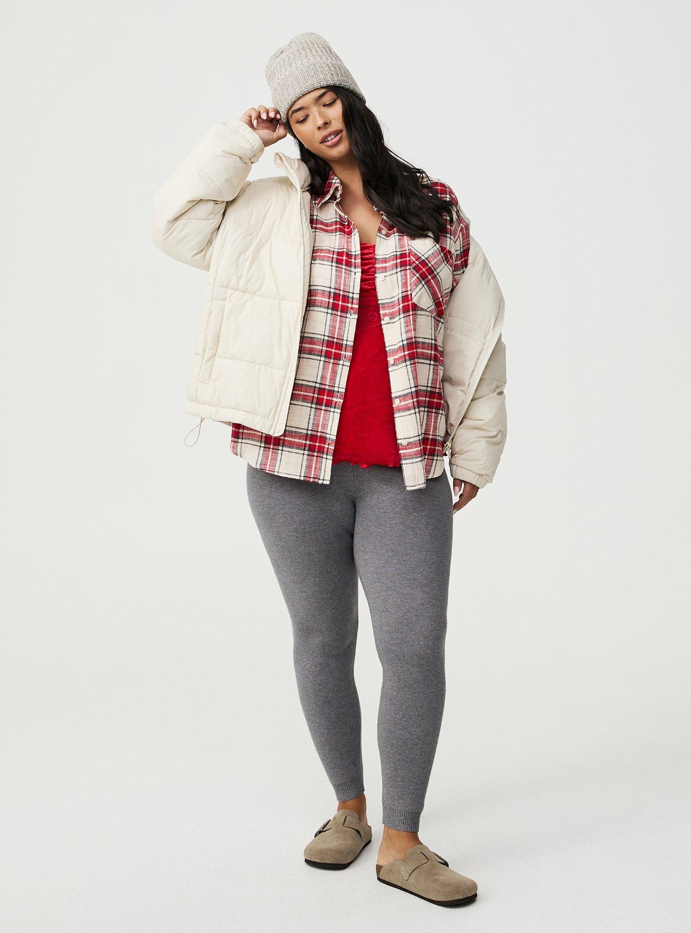 Oversized Cotton Flannel Shirt