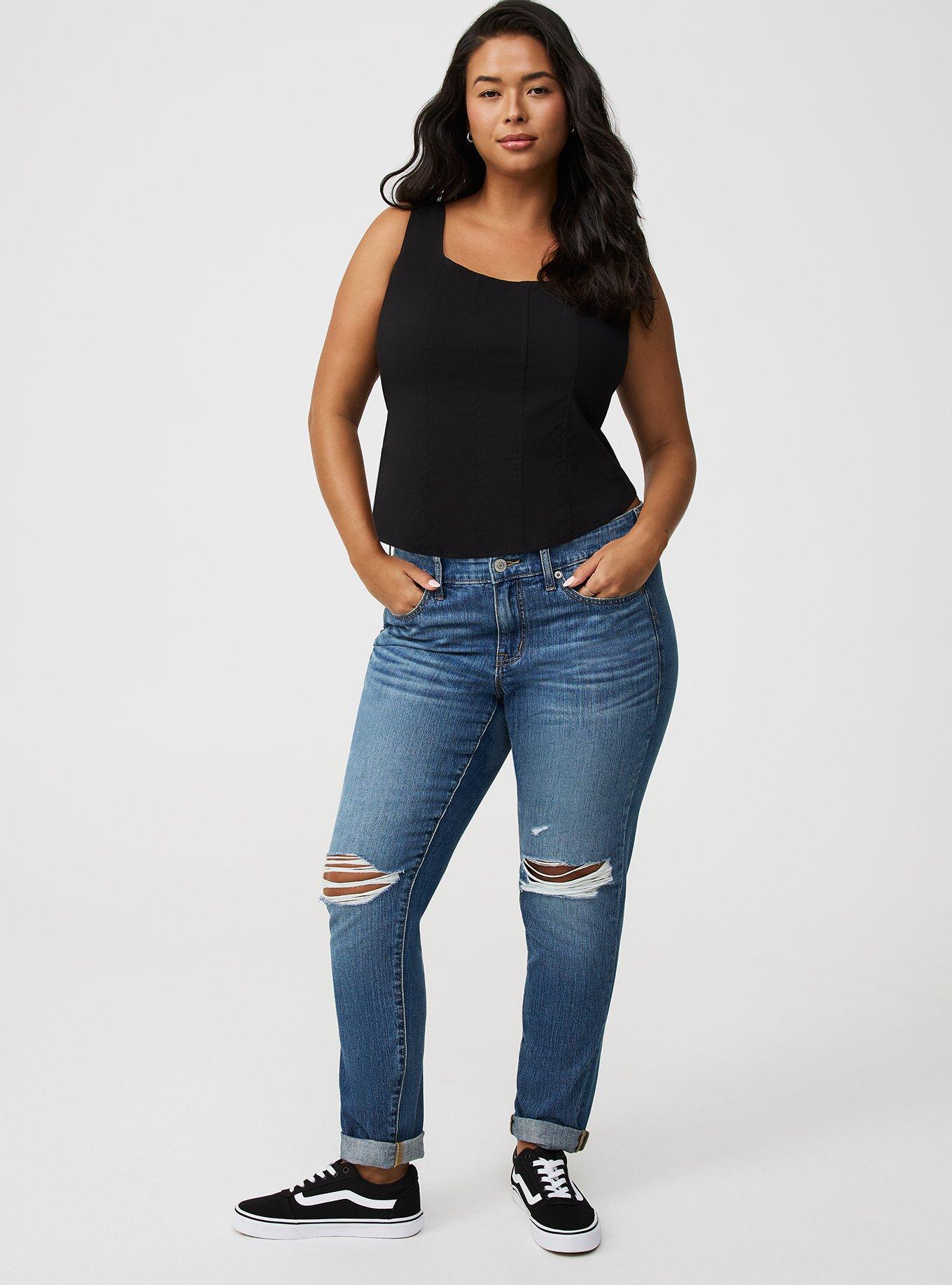 Zip-Up Corset Top