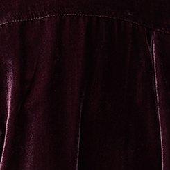 Lizzie Velvet Button-Up Shirt, WINETASTING, swatch