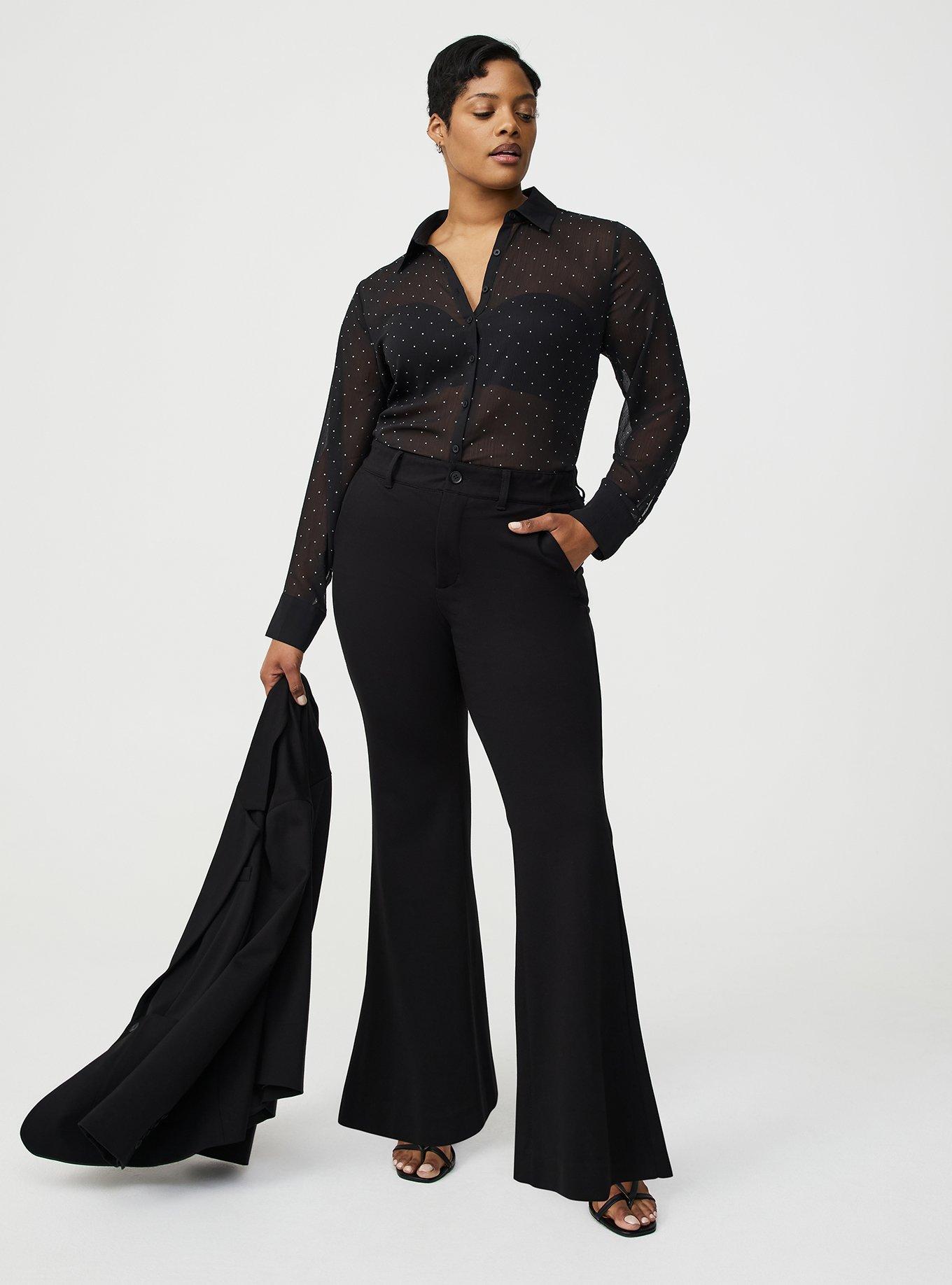Bombshell A-Line Flare Ponte Pant