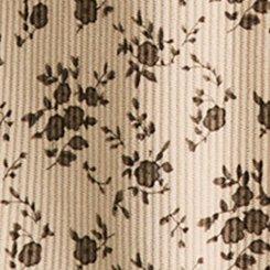 Festi Oversized Ruffle Button Down Top, BLACK GRAY FLORAL, swatch