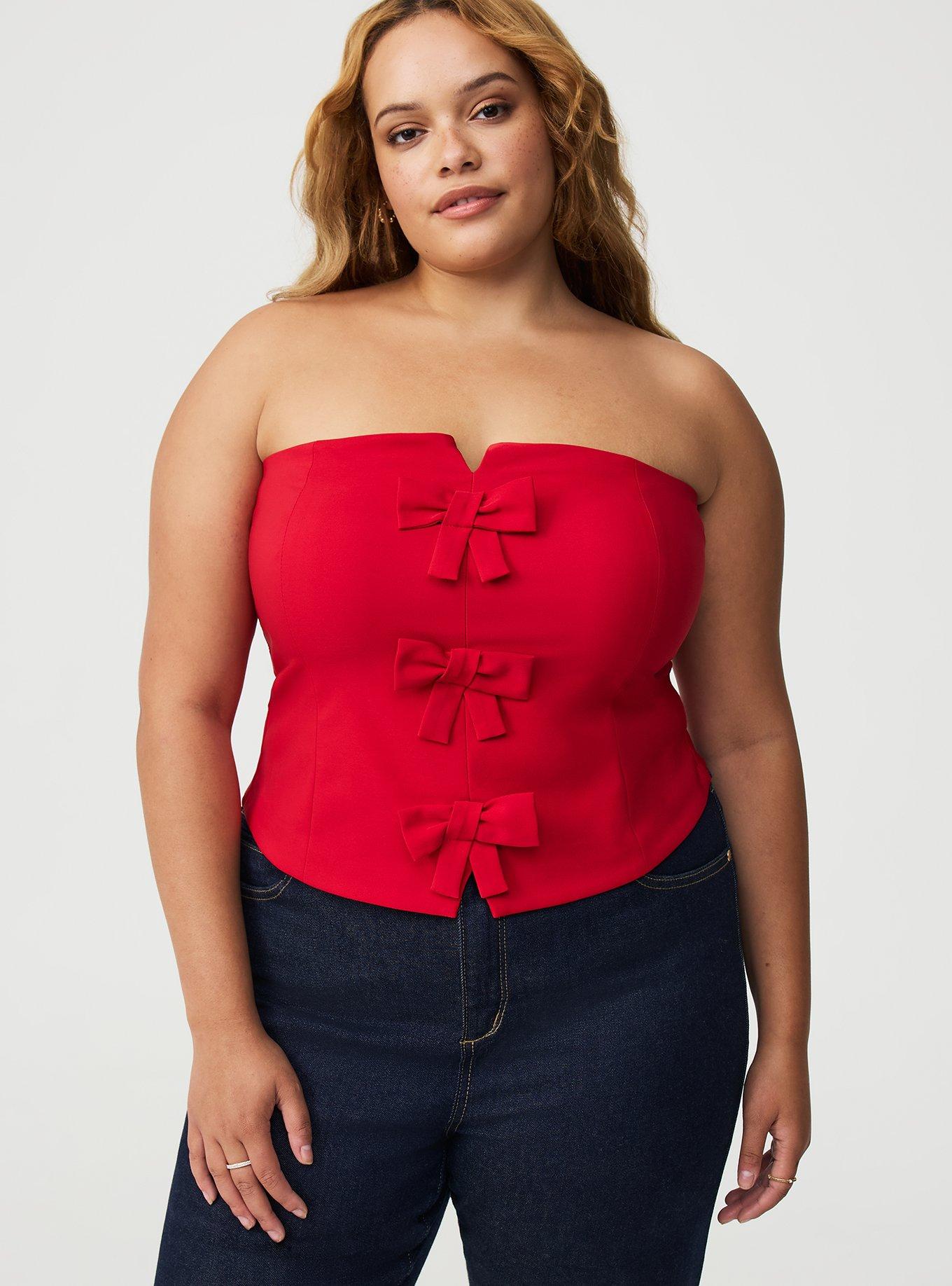 Bow Bustier Top