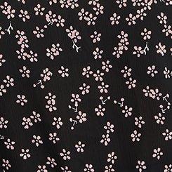 Smocked Neck Blouse, BRUSH STROKE FLORAL, swatch