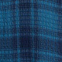 Relaxed Tunic Top, SEE ME PLAID BLUESTEEL, swatch