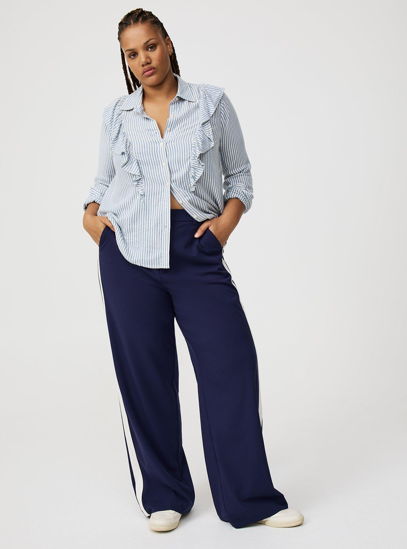 sachin and babi light blue dress Women's Pret High-Rise Straight Ankle Pant in Black Size 12