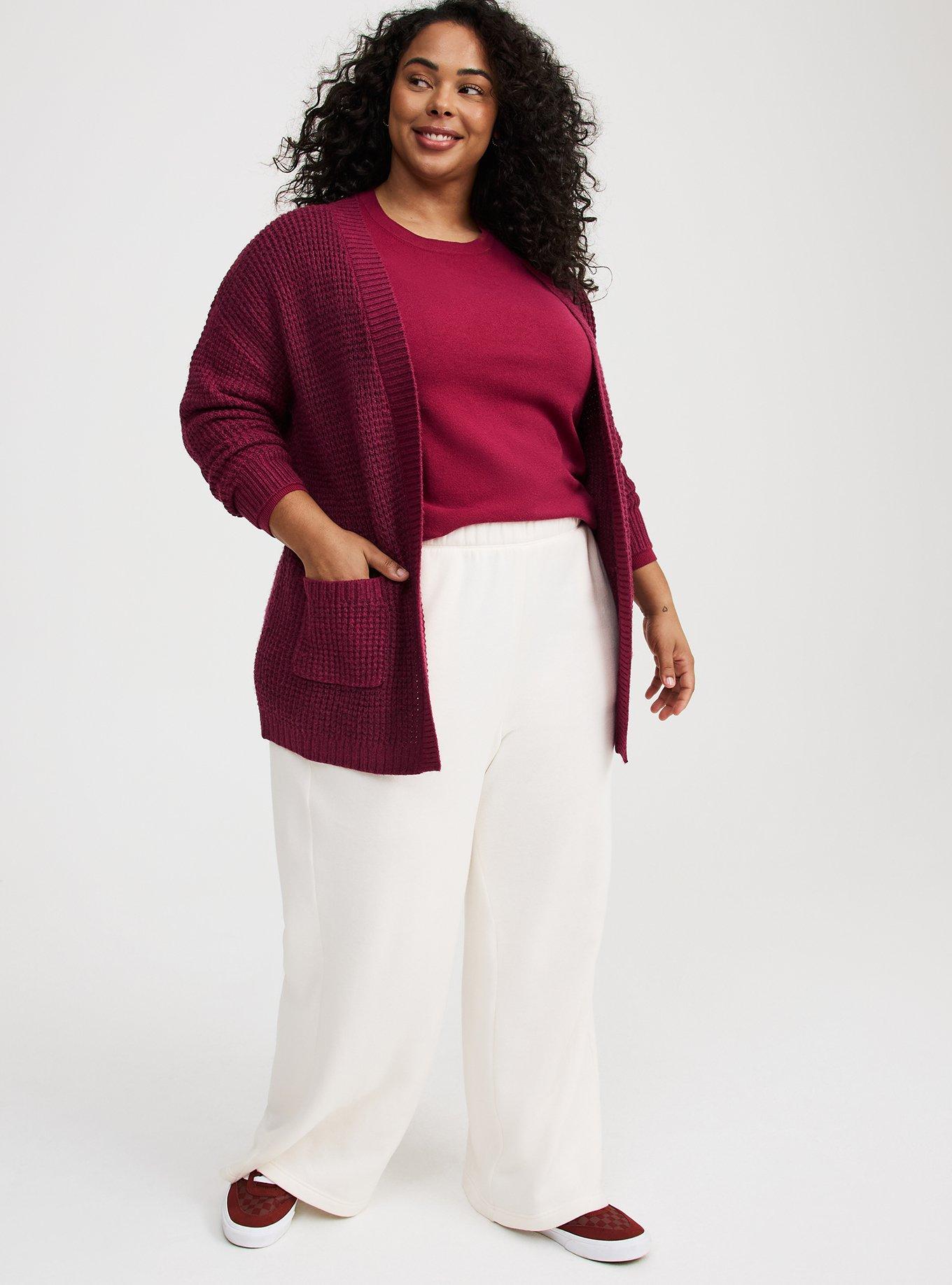 Plus Size - Drop Shoulder Open Front Cardigan - Torrid