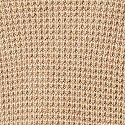 Drop Shoulder Open Front Cardigan, CAMEL HEATHER, swatch