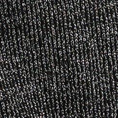 Metallic Boyfriend Cardigan, DEEP BLACK, swatch