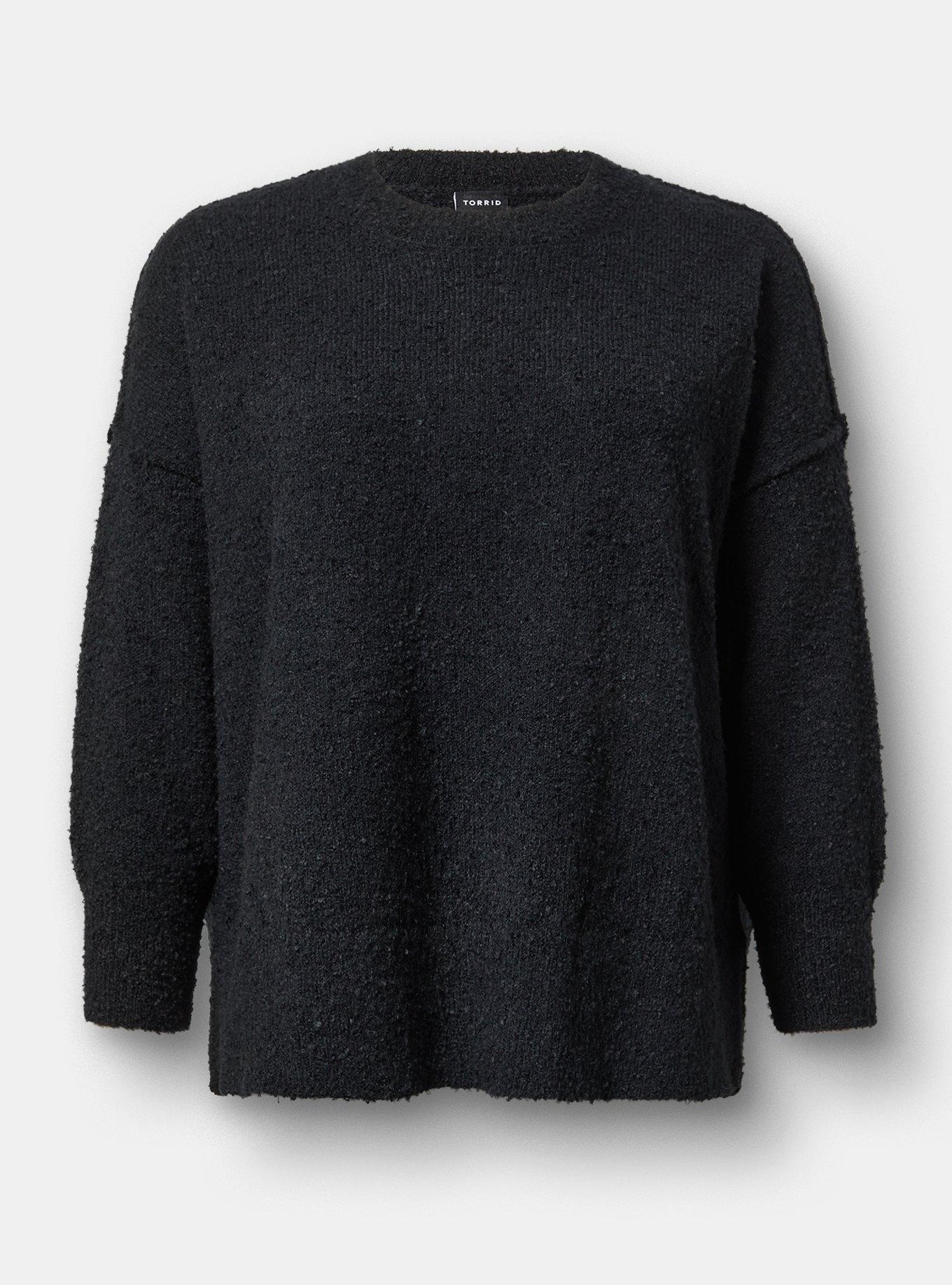 Boucle Crew Tunic Sweater