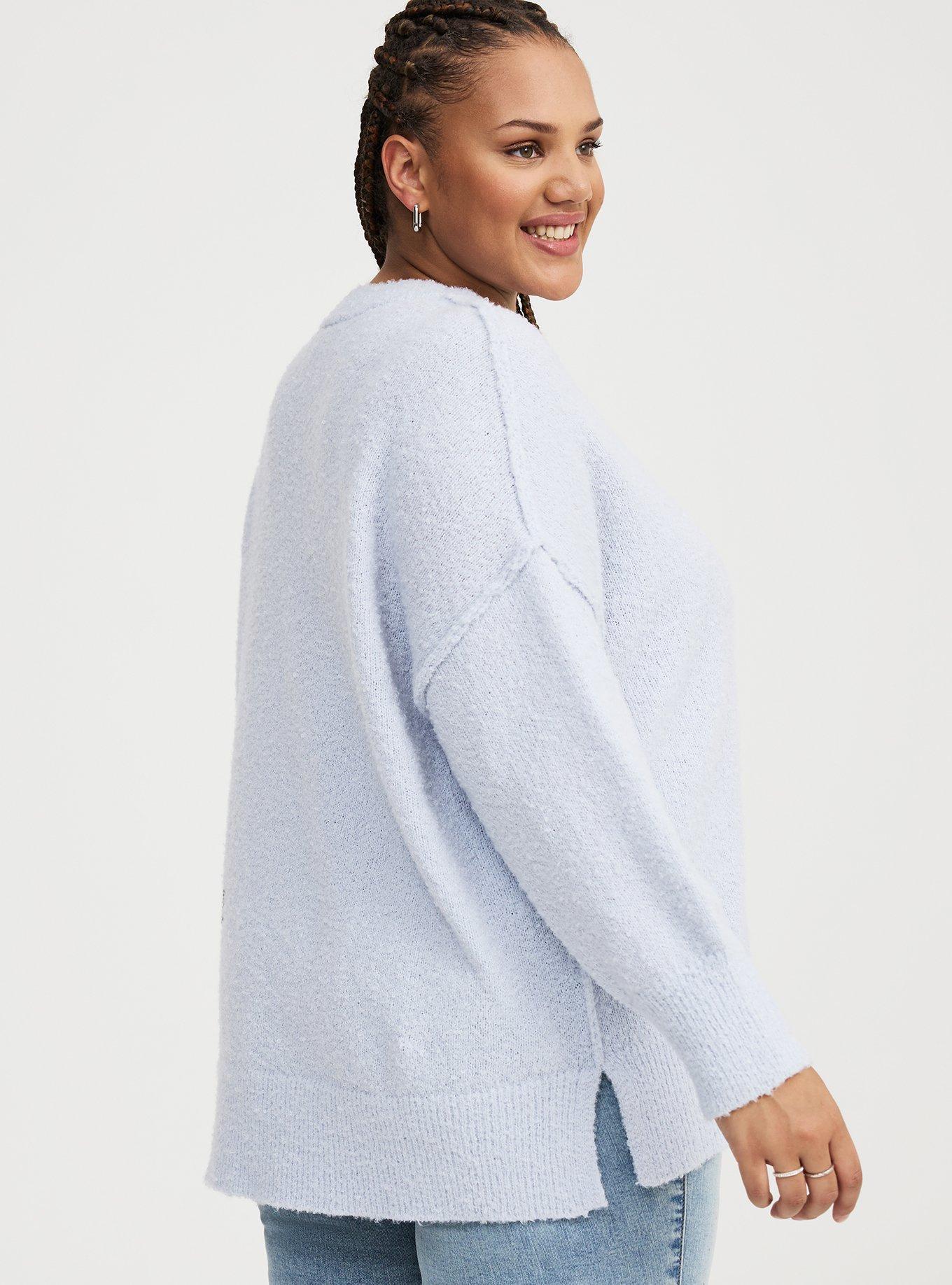 Boucle Crew Tunic Sweater