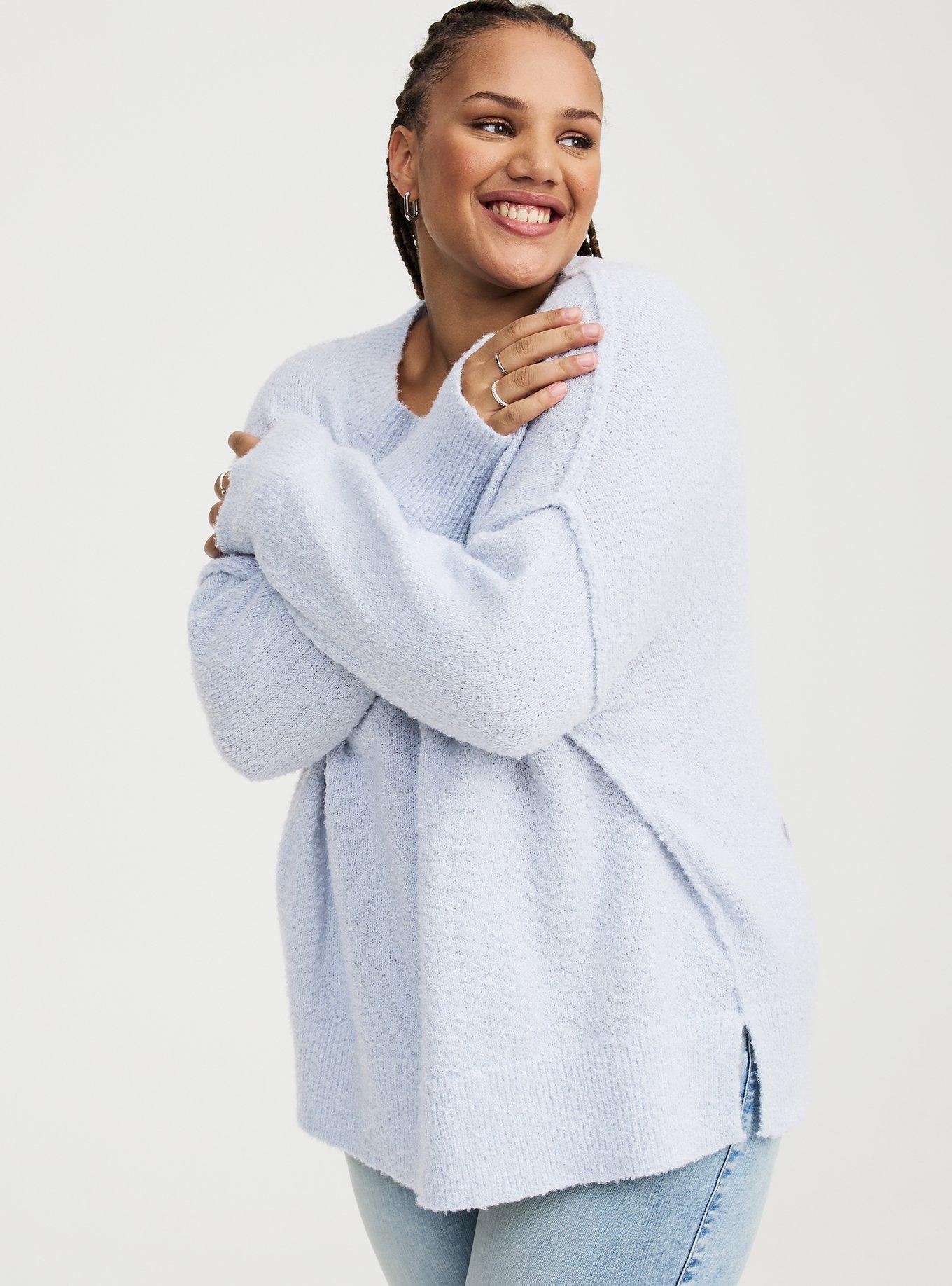 Boucle Crew Tunic Sweater