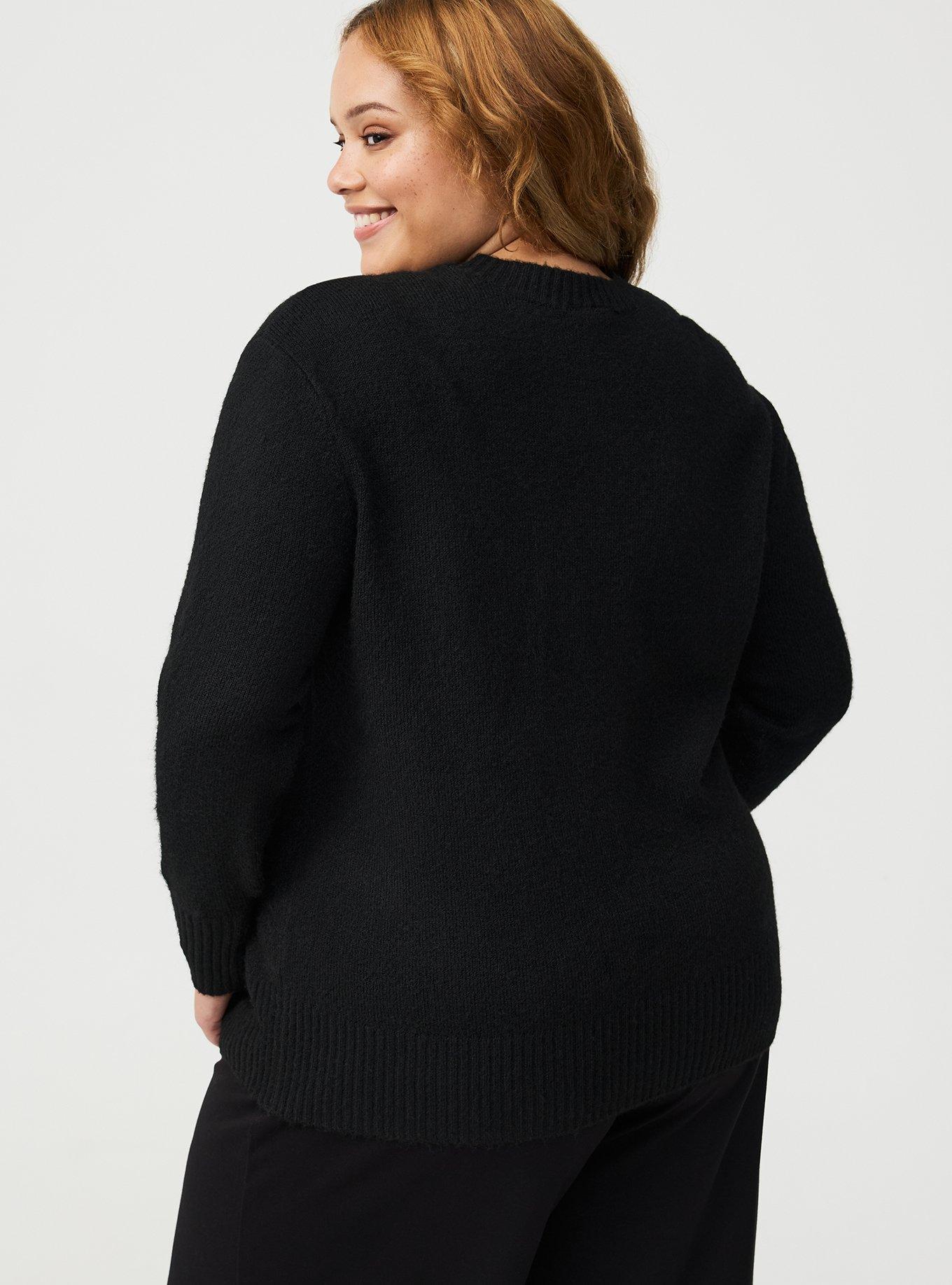 Vegan Cashmere Crew Pullover Sweater