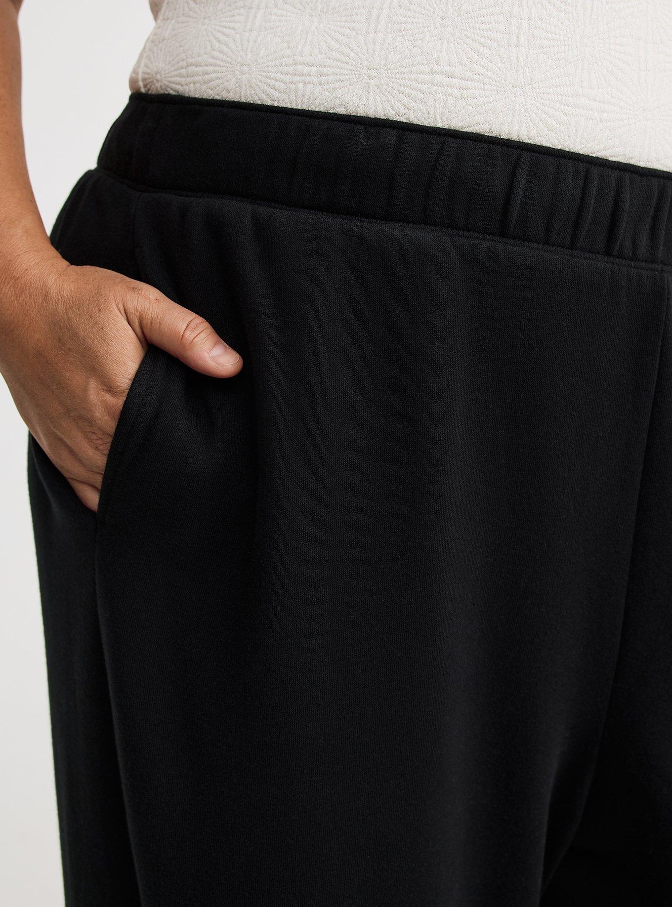 High-Rise Wide Leg Cozy Fleece Pant