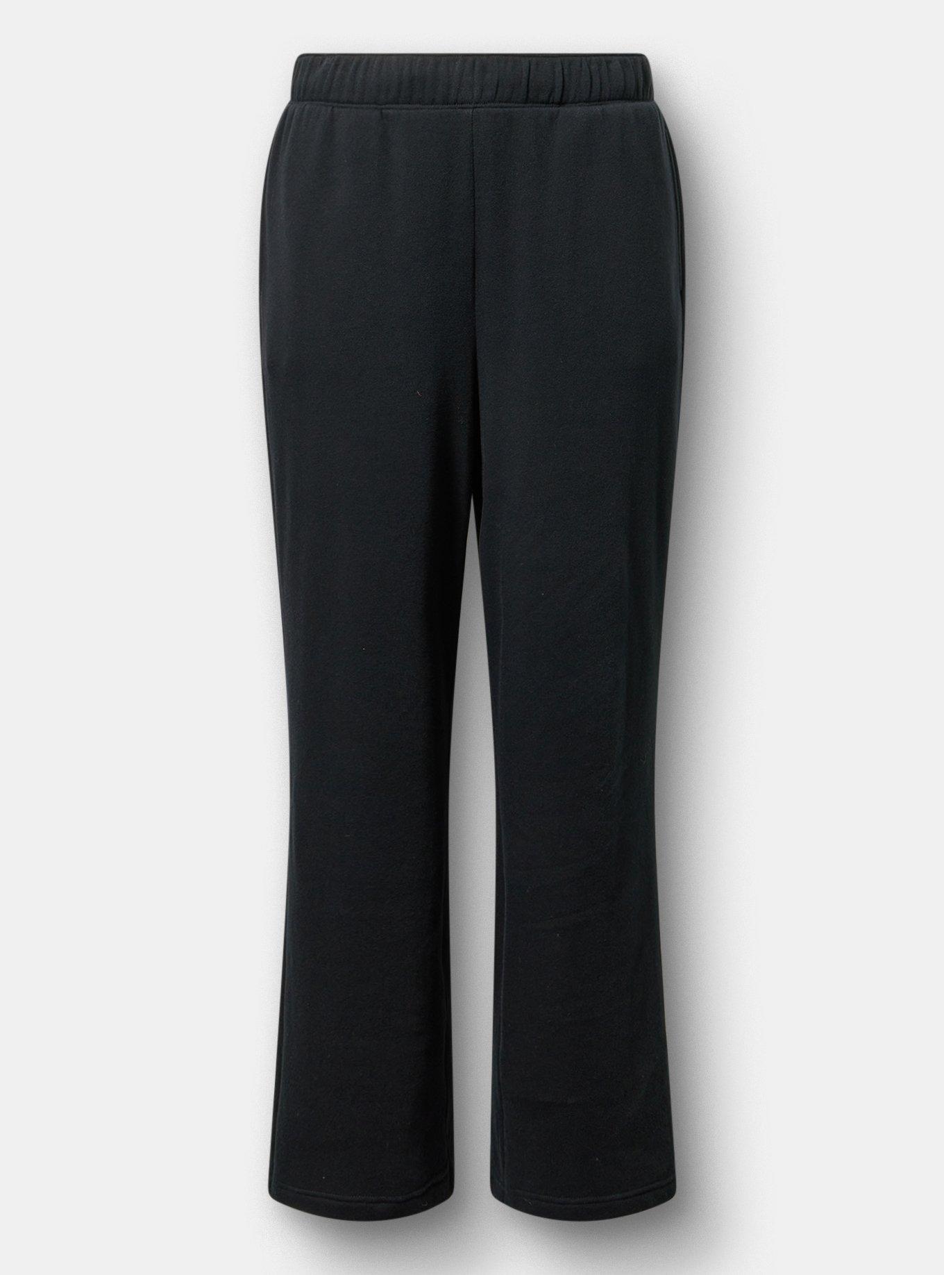 High-Rise Wide Leg Cozy Fleece Pant