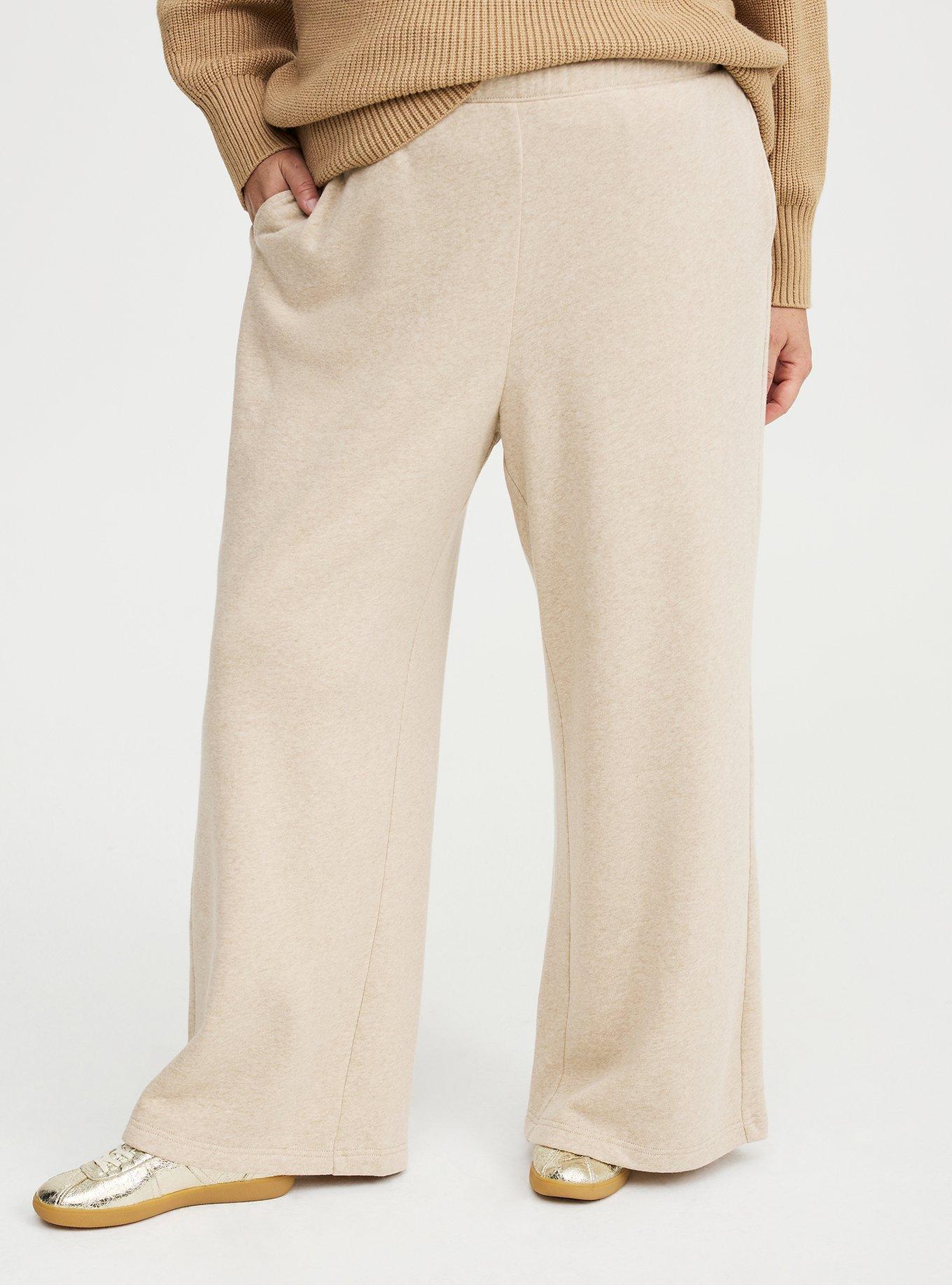 High-Rise Wide Leg Cozy Fleece Pant