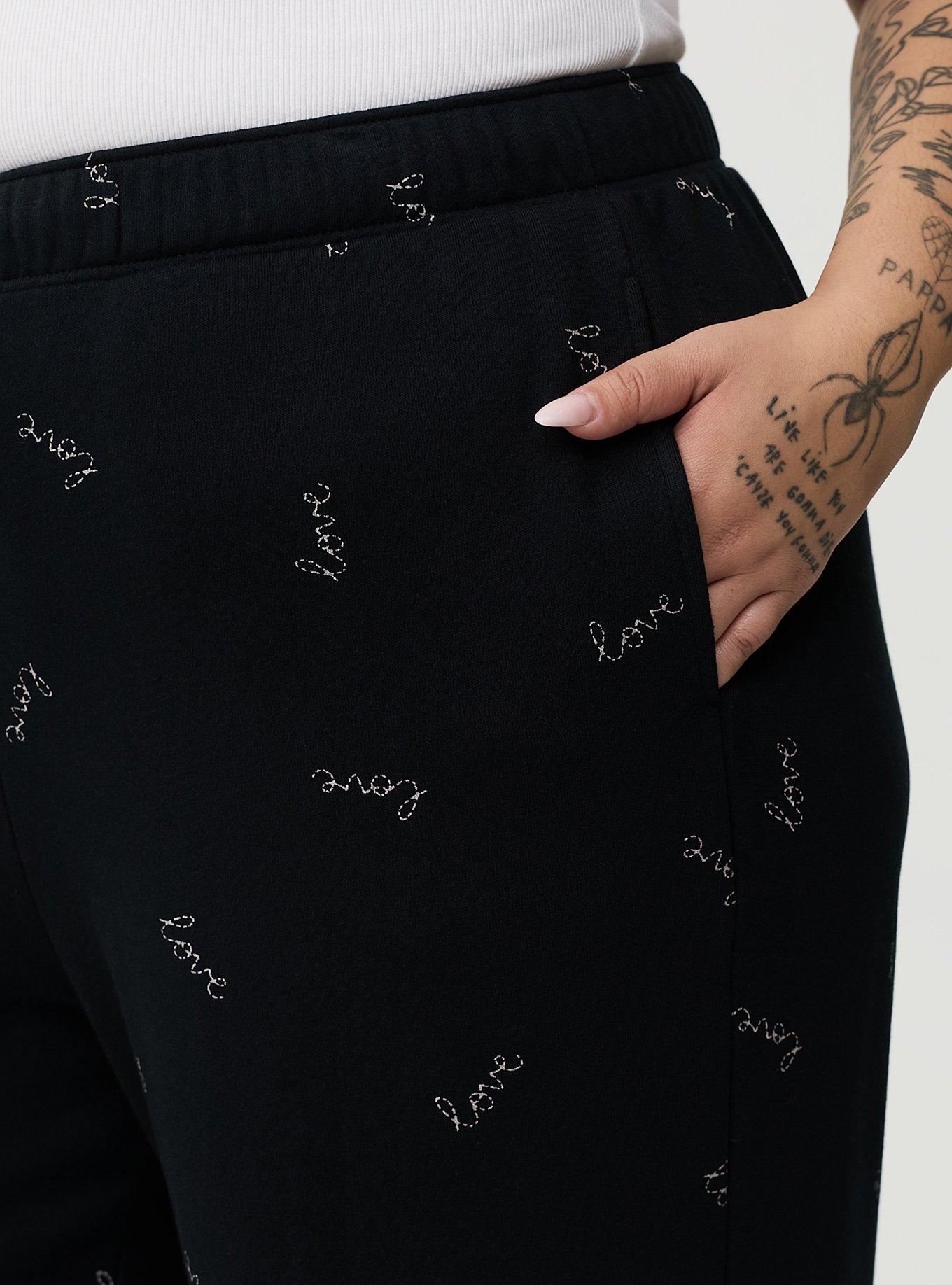 High-Rise Wide Leg Cozy Fleece Pant