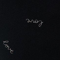 High-Rise Wide-Leg Cozy Fleece Pant, SIGNED WITH LOVE BLACK, swatch