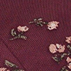 Mesh V-Neck Top, COTTAGE ROSES FLORAL WINETASTING, swatch