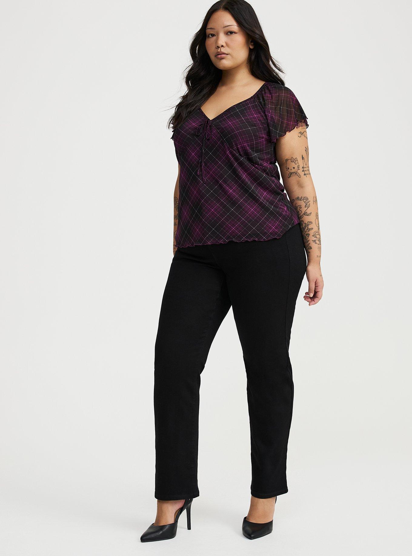 Mesh V-Neck Top