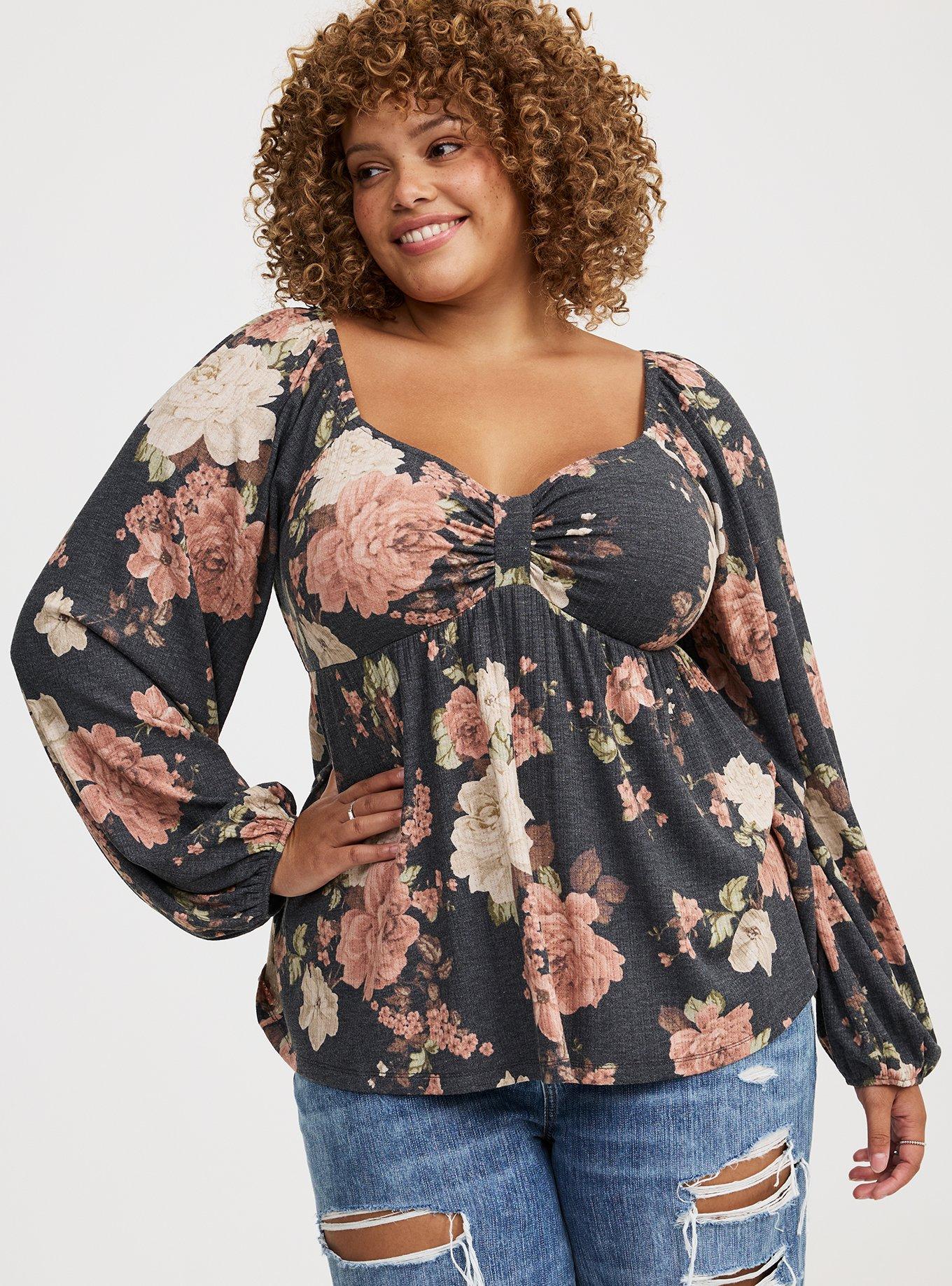 Plus Size - Sweetheart Cinched Babydoll Top - Torrid