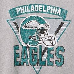 NFL Philadelphia Eagles Cotton Jersey Tee, EAGLES HEATHER GRAY, swatch