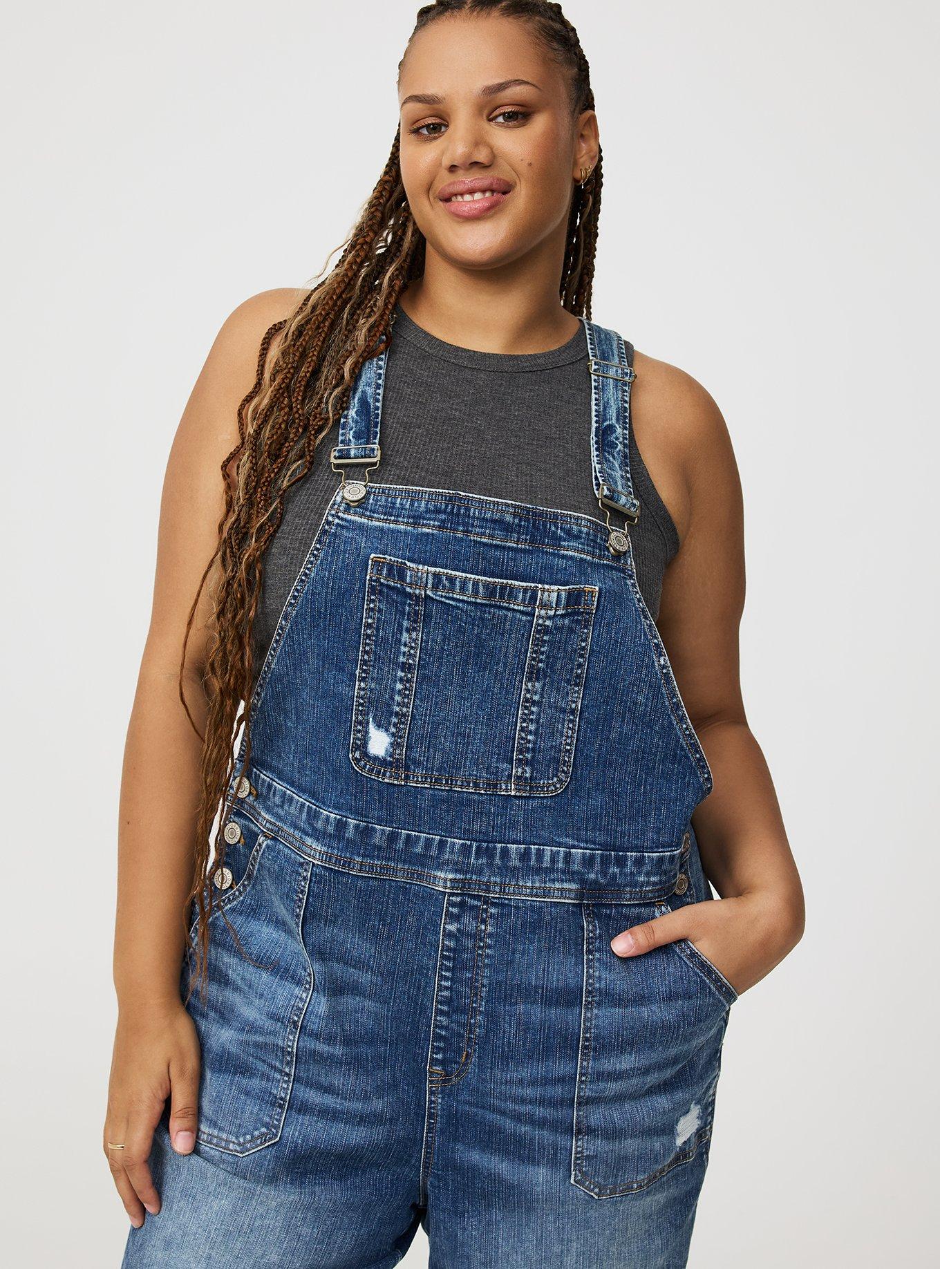 Straight Leg Overalls