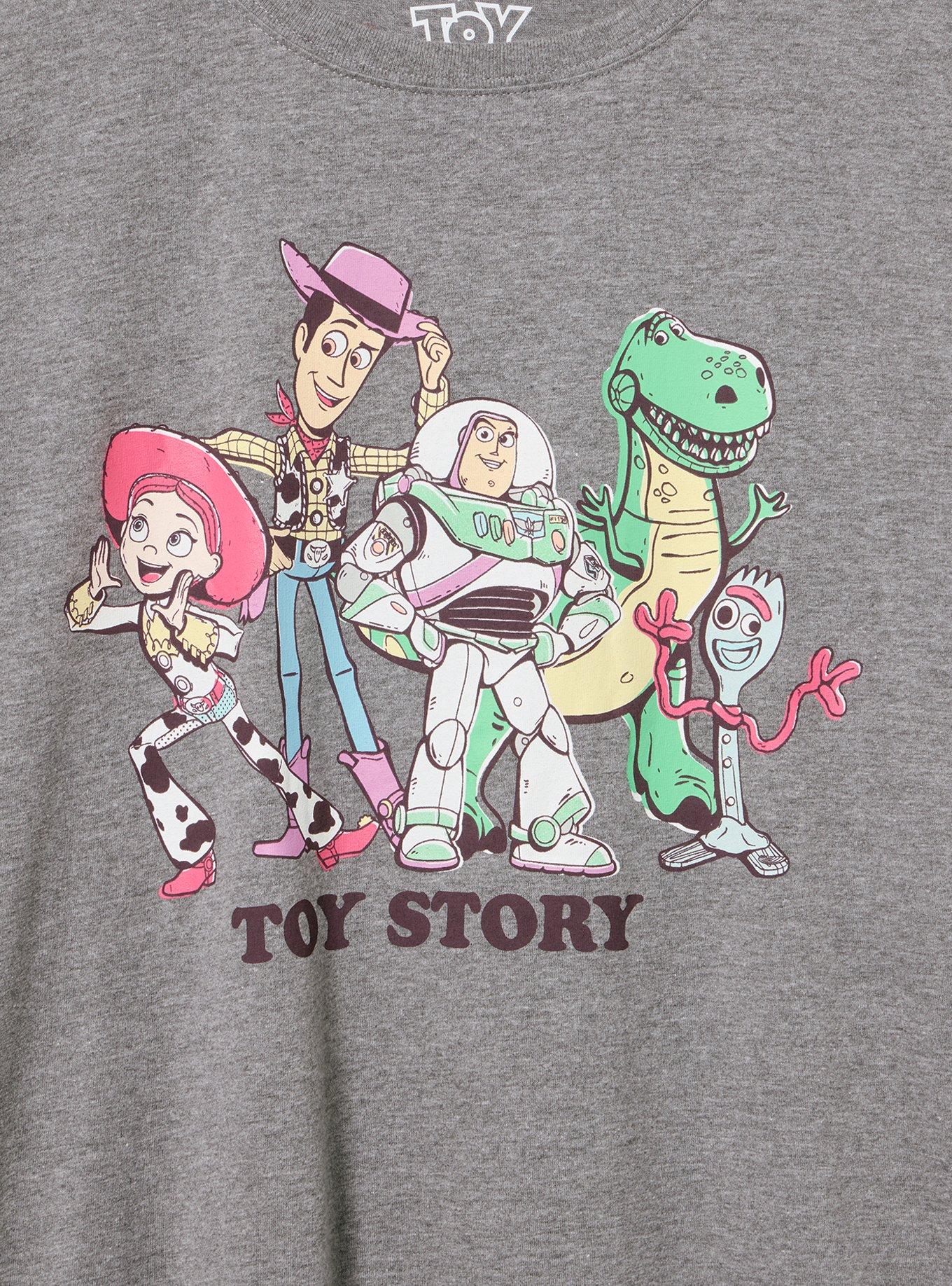 Toy Story Classic Fit Cotton Crew Tee, TOY STORY GROUP MD HEATHER GRAY, alternate
