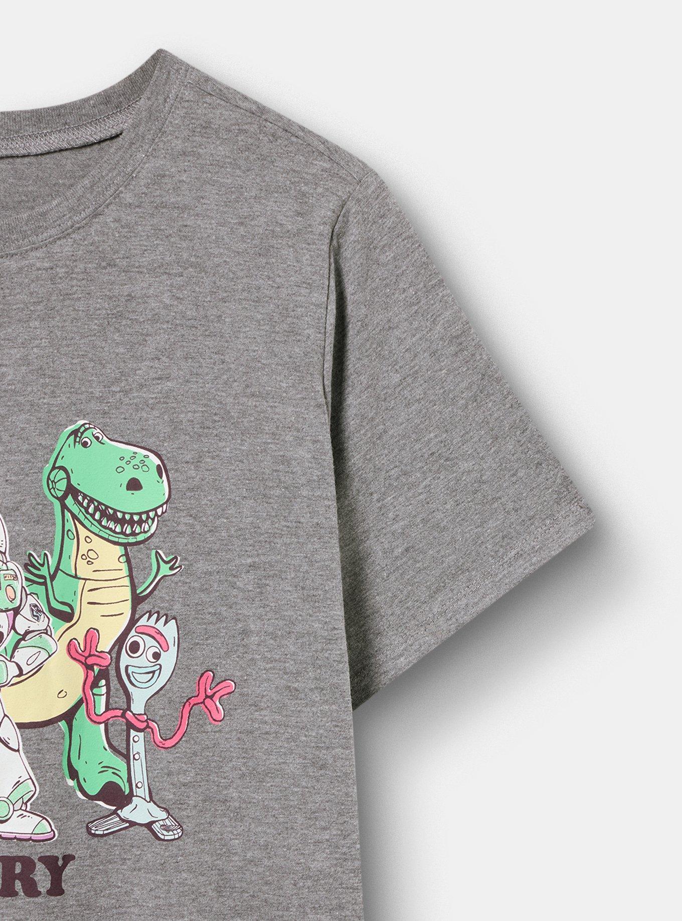 Toy Story Classic Fit Cotton Crew Tee, TOY STORY GROUP MD HEATHER GRAY, alternate
