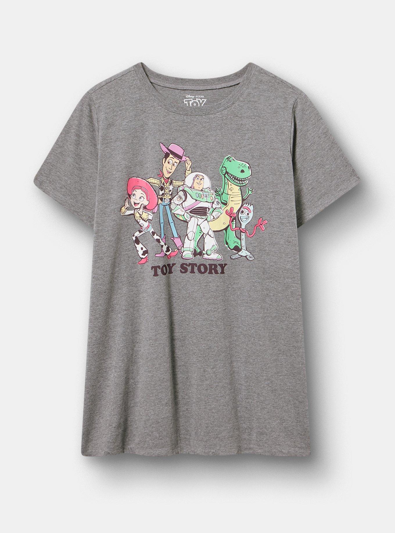 Toy Story Classic Fit Cotton Crew Tee, TOY STORY GROUP MD HEATHER GRAY, hi-res