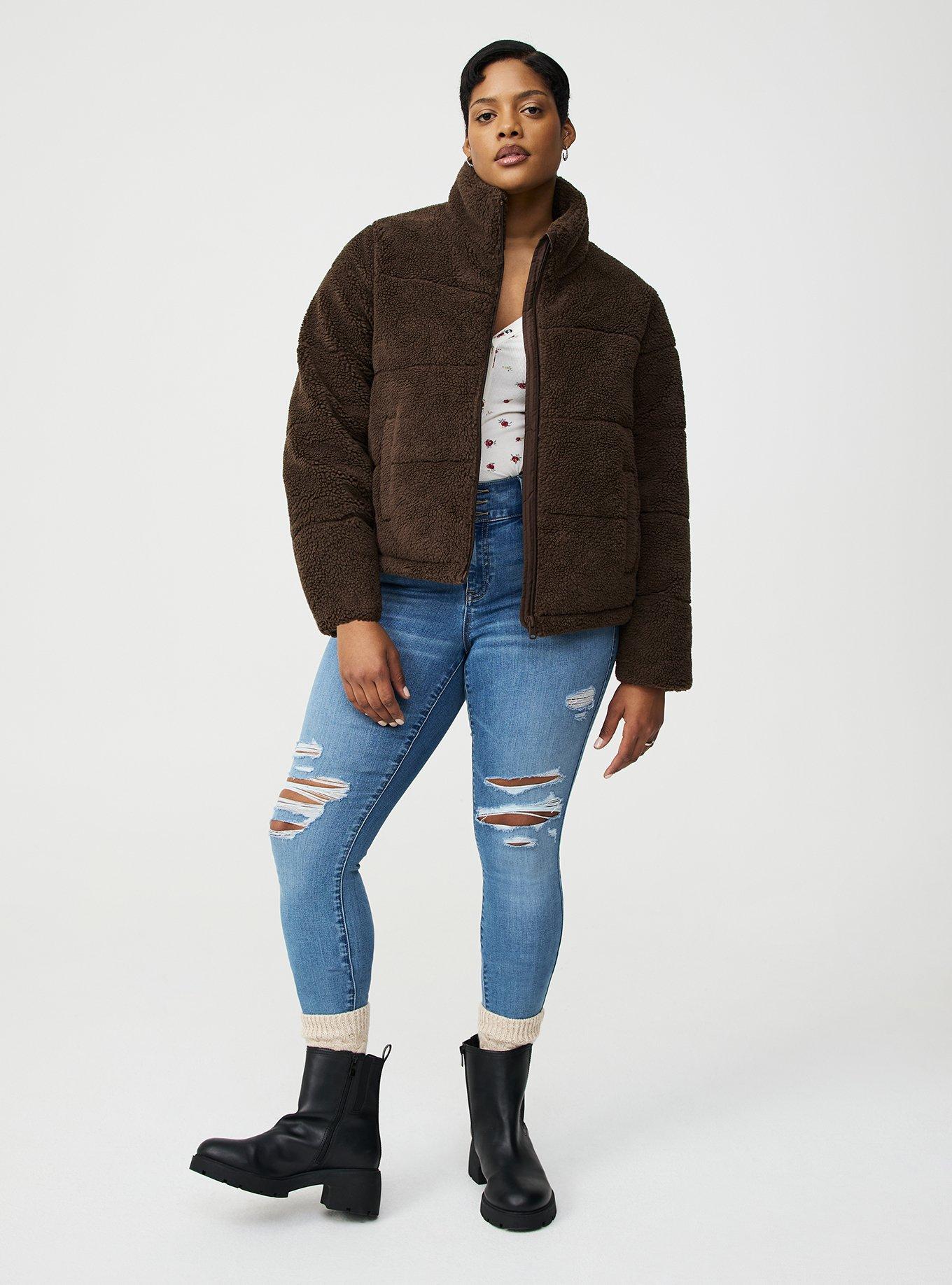 Sherpa Puffer Jacket