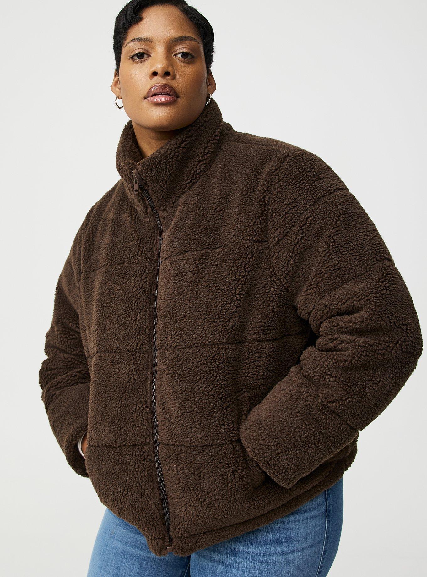 Sherpa Puffer Jacket