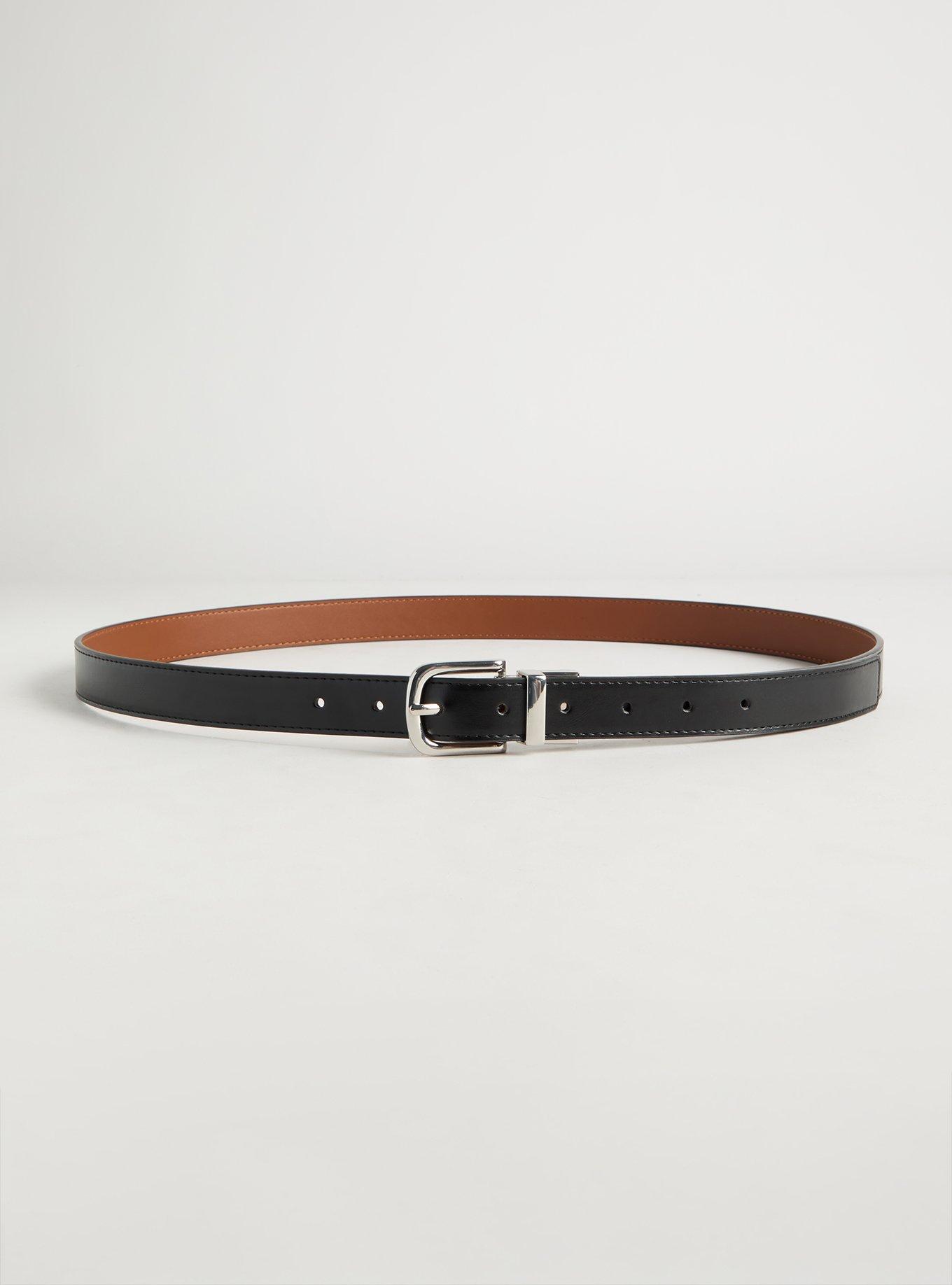 Reversible Skinny Denim Belt