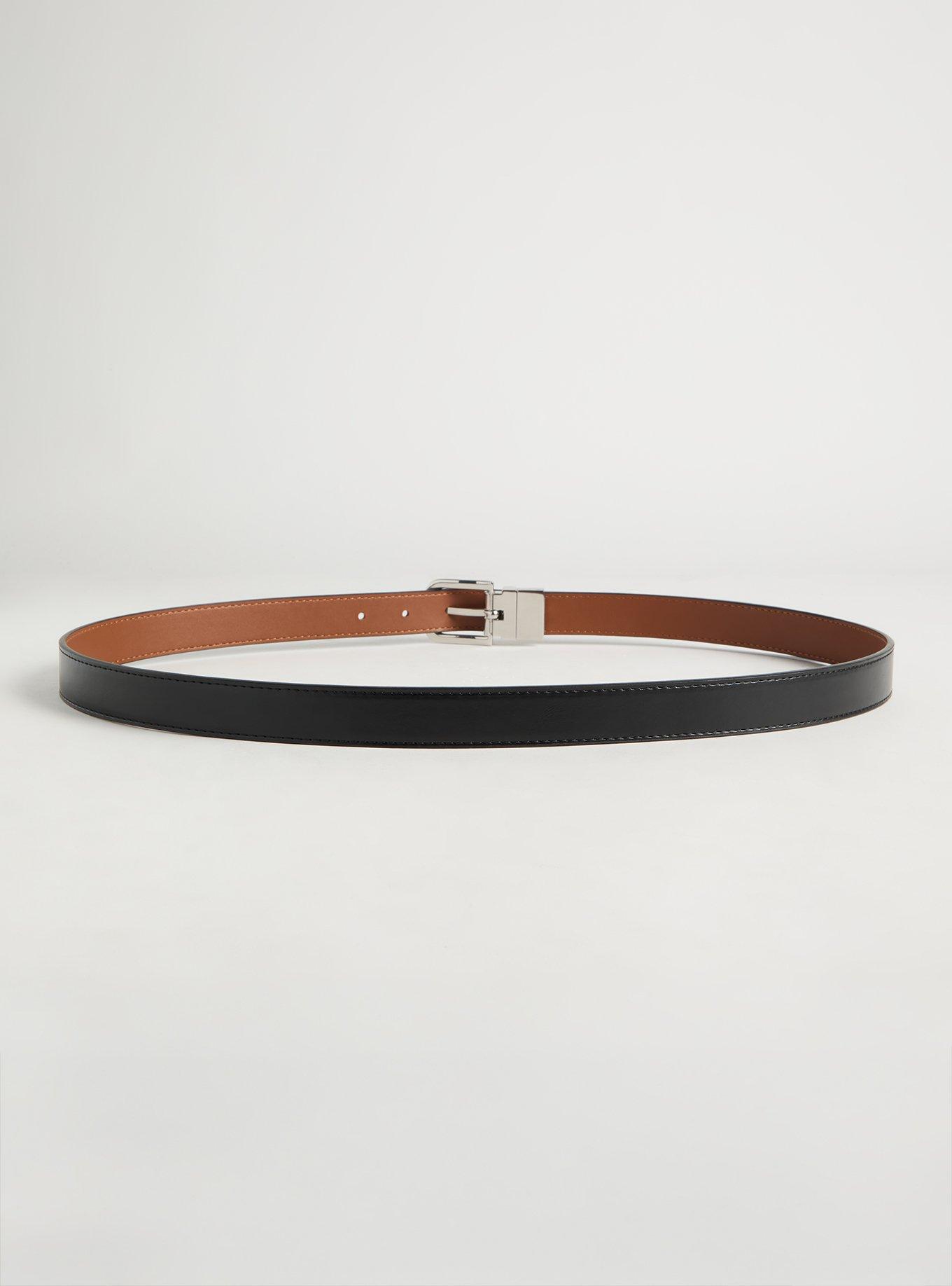 Reversible Skinny Denim Belt