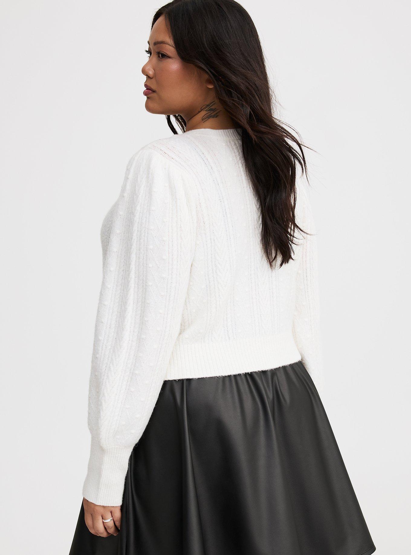 Vegan Cashmere Bow Shrug
