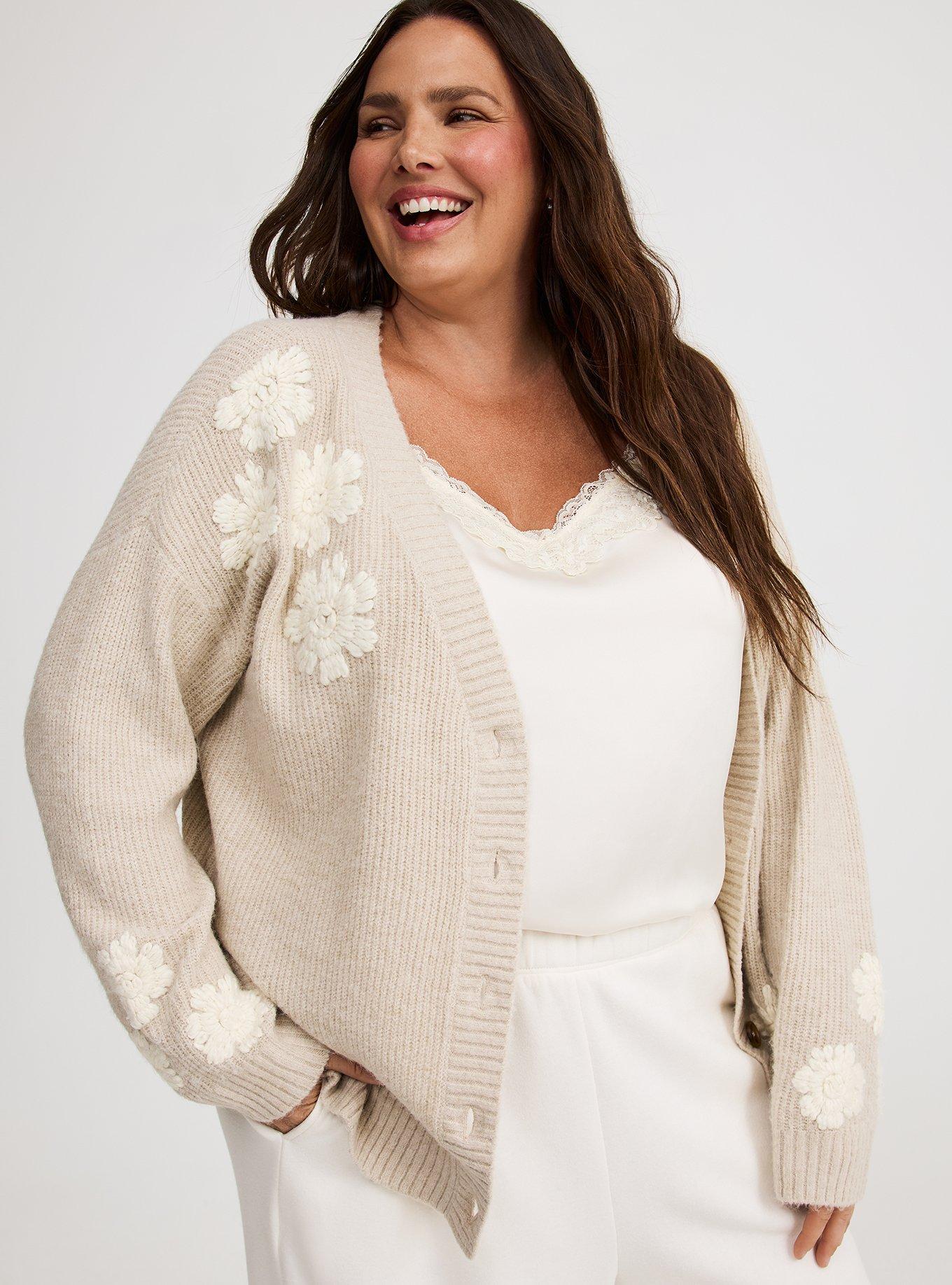 Vegan Cashmere V-Neck Cardigan