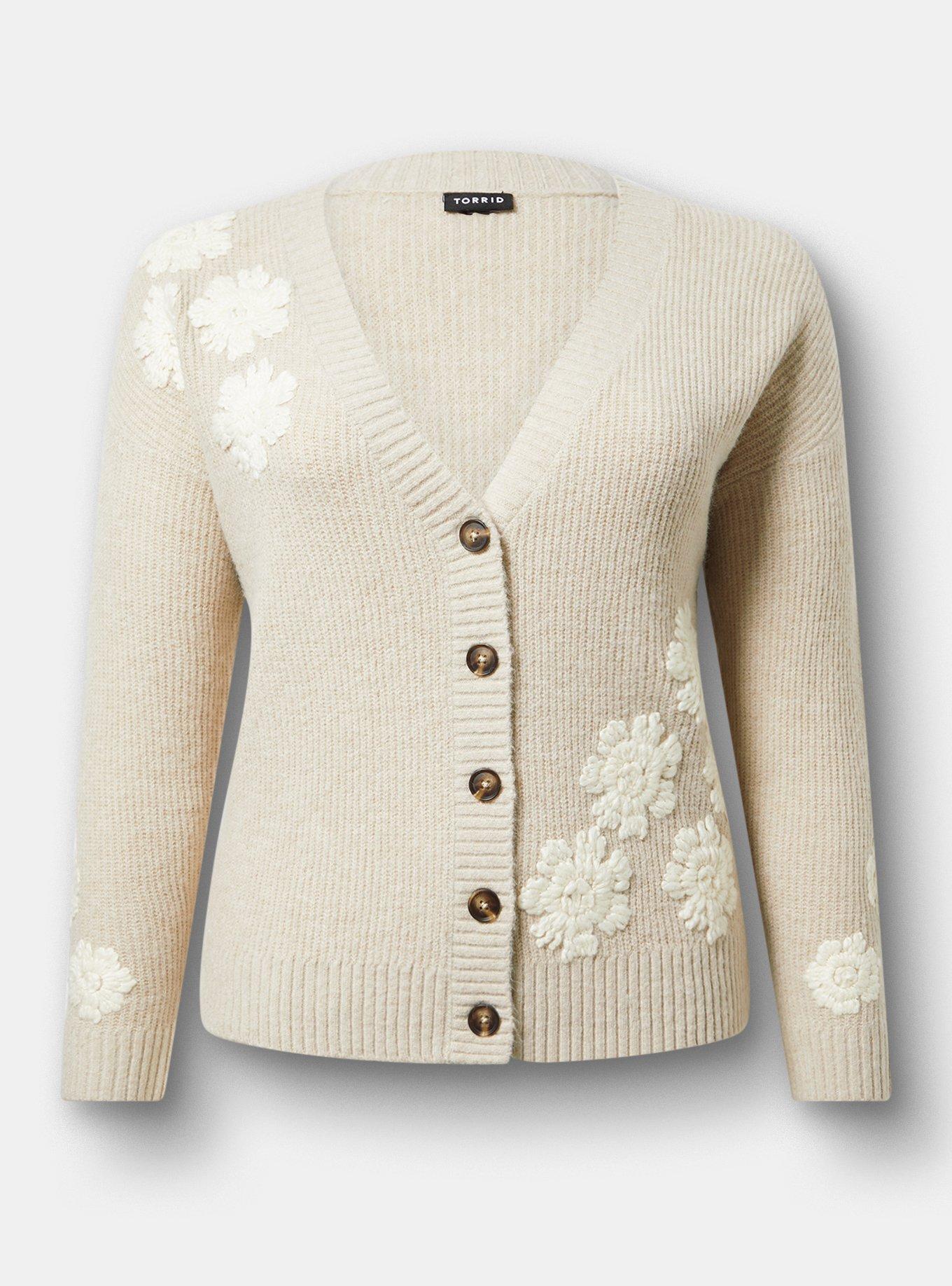 Vegan Cashmere V-Neck Cardigan