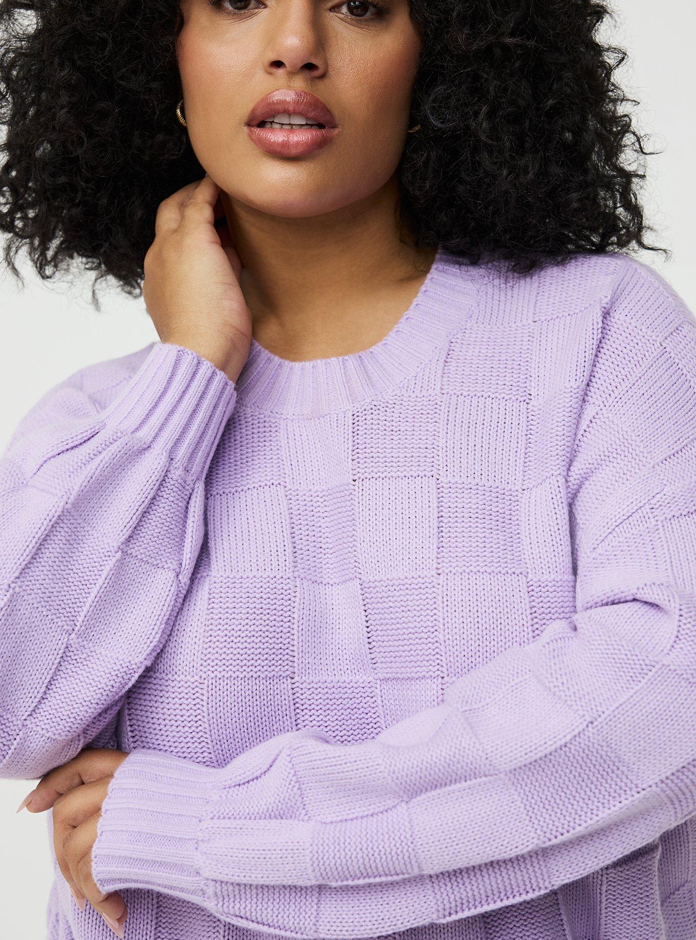 Crew Pullover Sweater, ENGLISH HYACINTH, alternate