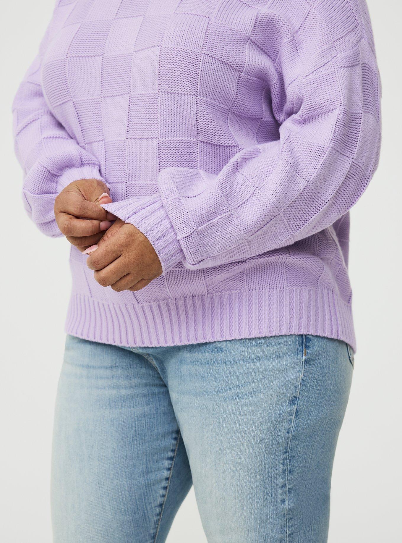 Crew Pullover Sweater, ENGLISH HYACINTH, alternate