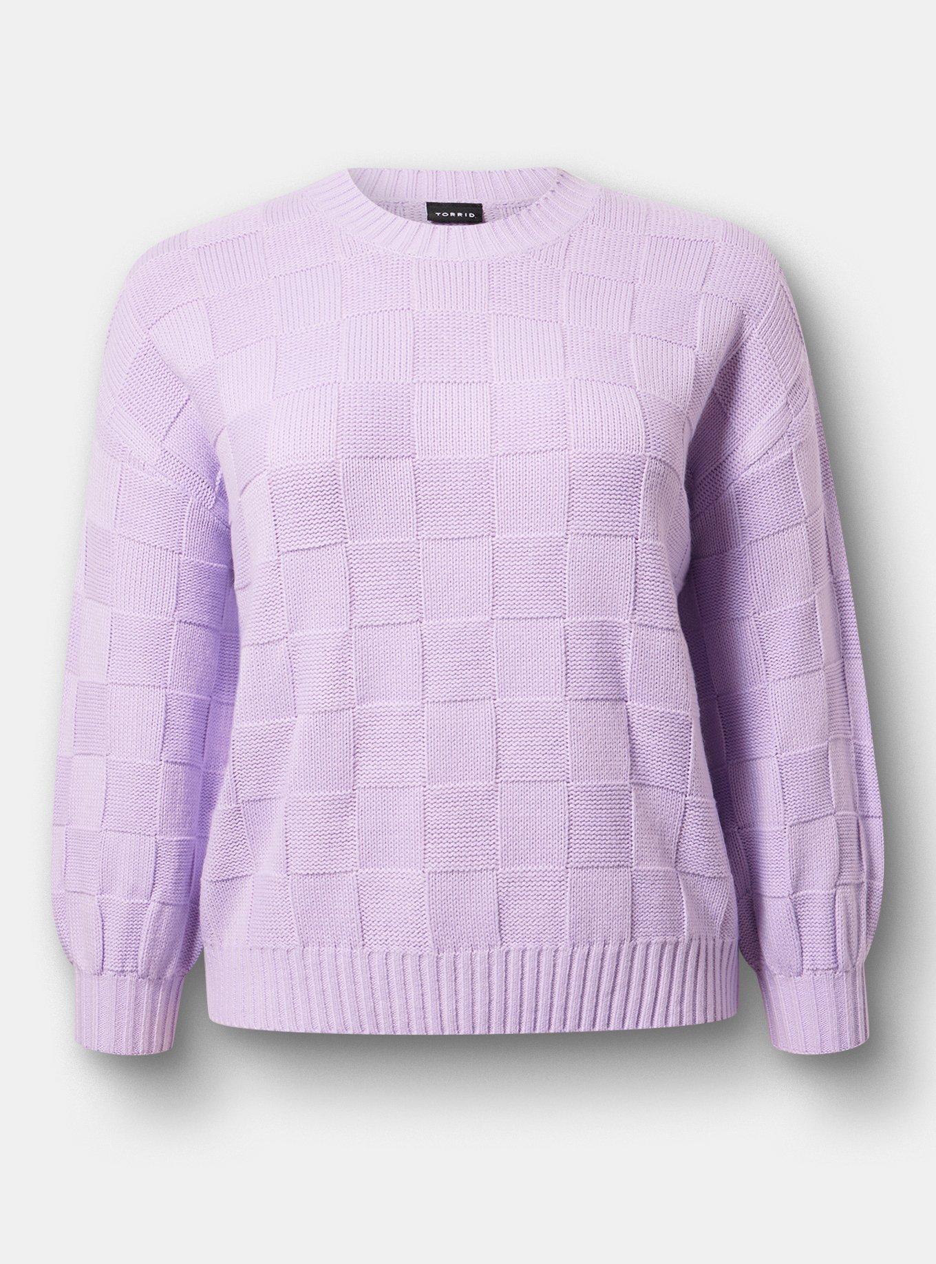 Crew Pullover Sweater, ENGLISH HYACINTH, hi-res